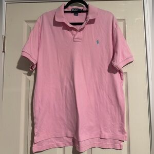 Polo by Ralph Lauren Men's Light Pink Polo Shirt